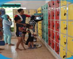 Other services like ATM, Mushola, Nursery room, cl Other services like ATM, Mushola, Nursery room, clinic, and locker are also provided by the park so that the visitors can enjoy their day without worr